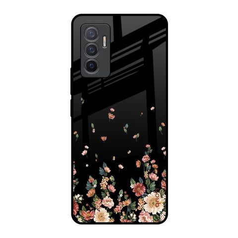 Floating Floral Print Glossy Case for Vivo V23e 5G