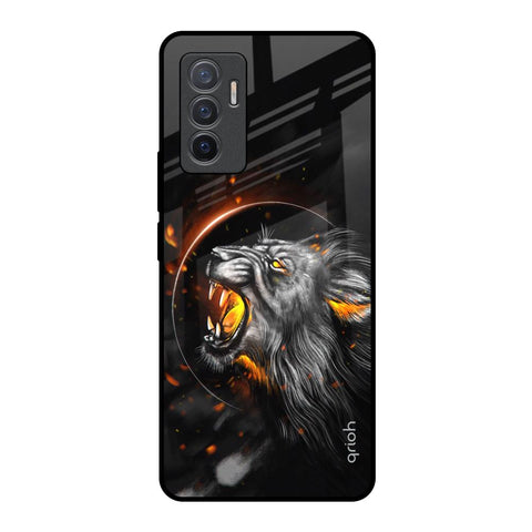 Aggressive Lion Glossy Case for Vivo V23e 5G