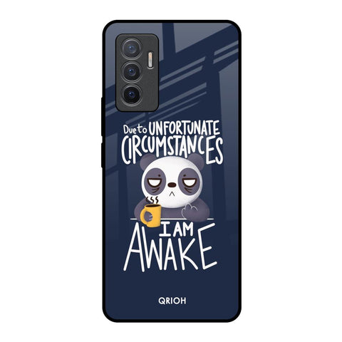 Struggling Panda Glossy Case for Vivo V23e 5G