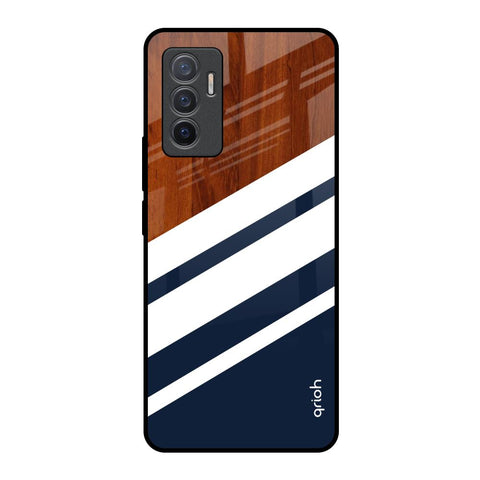 Bold Stripes Glossy Case for Vivo V23e 5G