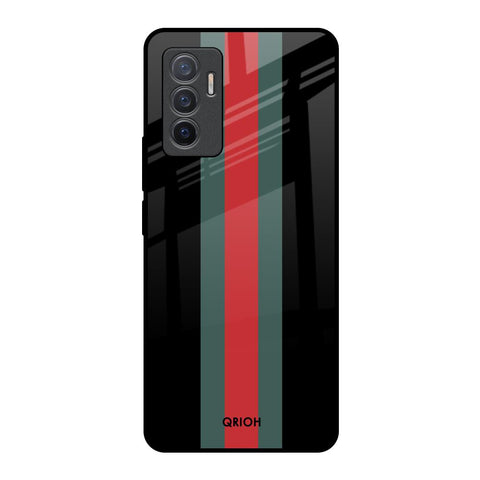 Vertical Stripes Glossy Case for Vivo V23e 5G