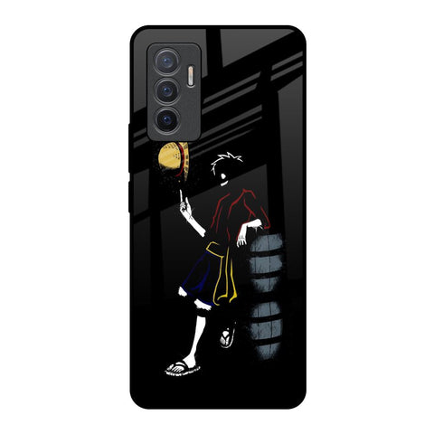 Luffy Line Art Glossy Case for Vivo V23e 5G