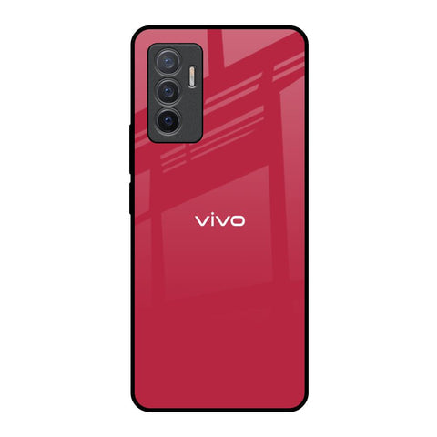 Solo Maroon Glossy case for Vivo V23e 5G