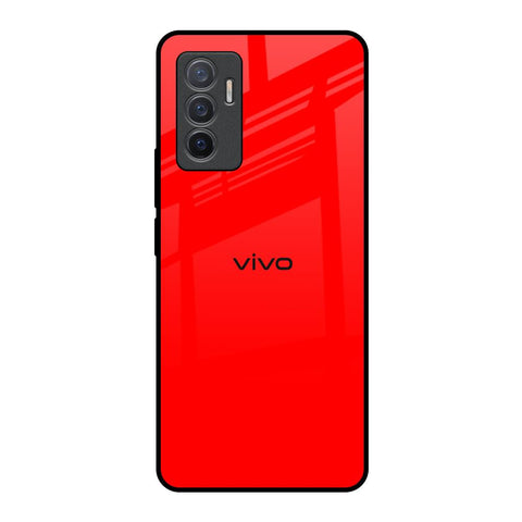 Blood Red Glossy Case for Vivo V23e 5G