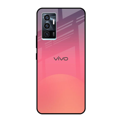 Sunset Orange Glossy Case for Vivo V23e 5G