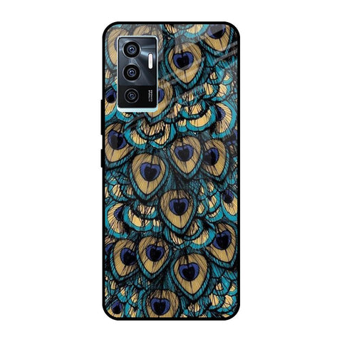 Peacock Feathers Glossy case for Vivo V23e 5G