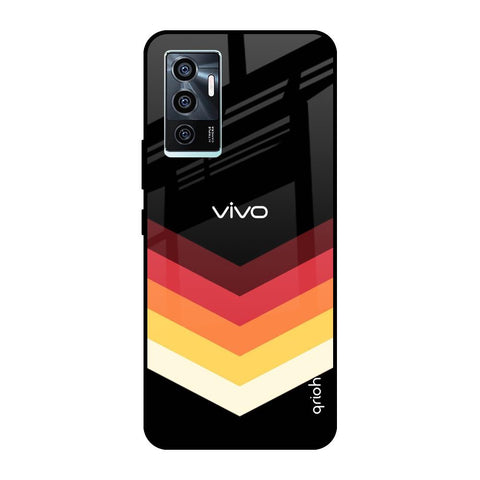 Abstract Arrow Pattern Glossy Case For Vivo V23e 5G