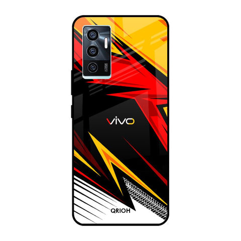Race Jersey Pattern Glossy Case For Vivo V23e 5G