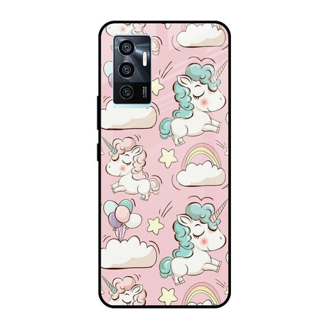 Balloon Unicorn Glossy case for Vivo V23e 5G