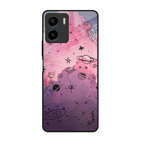 Space Doodles Glossy Case for Vivo Y15s