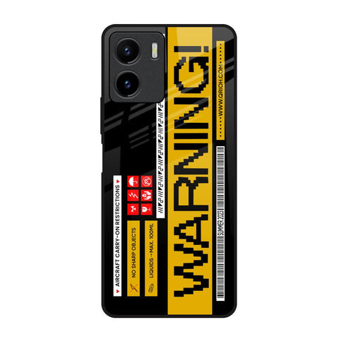 Aircraft Warning Glossy Case for Vivo Y15s