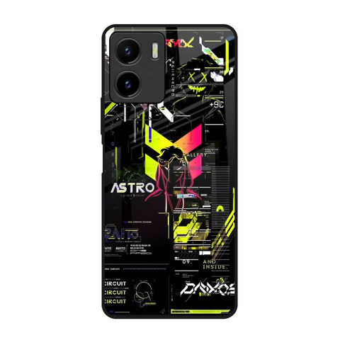 Astro Glitch Glossy Case for Vivo Y15s