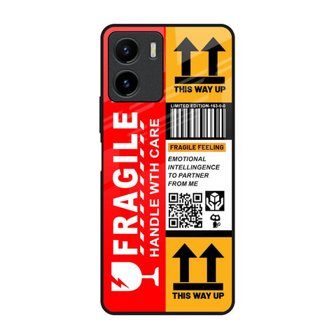 Handle With Care Glossy Case for Vivo Y15s