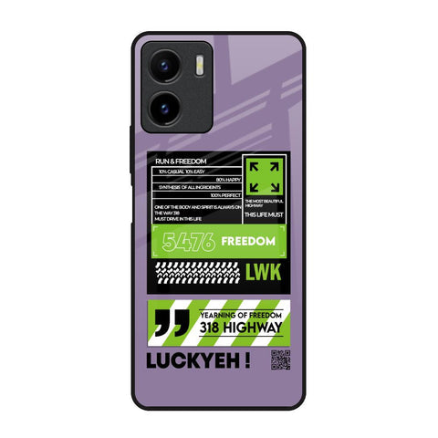 Run & Freedom Glossy Case for Vivo Y15s