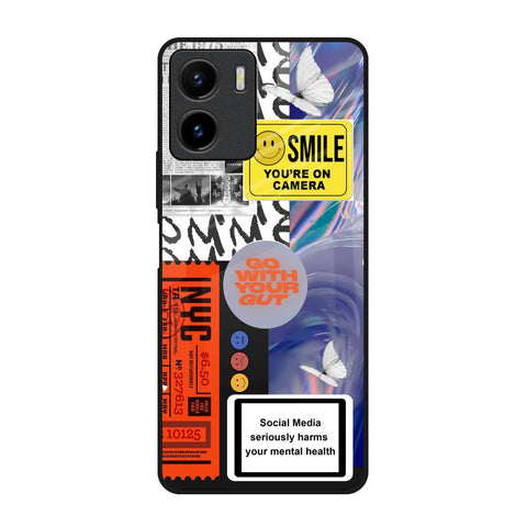 Smile for Camera Glossy Case for Vivo Y15s
