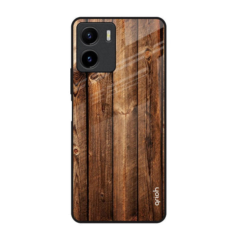 Timber Printed Glossy Case for Vivo Y15s