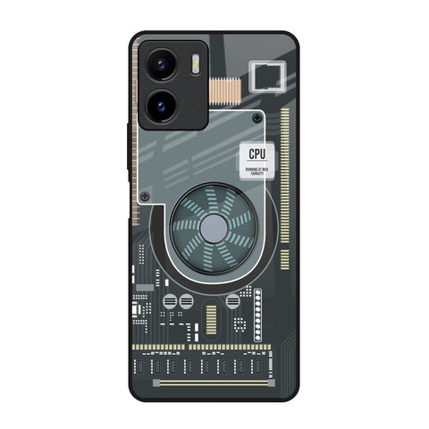 Motherboard Circuit Glossy Case for Vivo Y15s