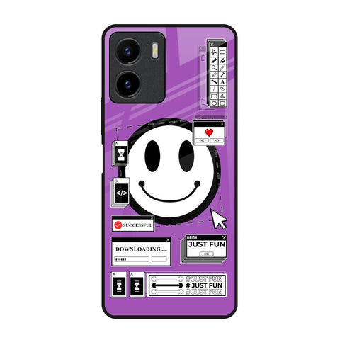 Code with Smile Glossy Case for Vivo Y15s