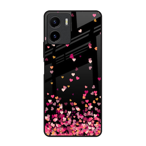 Heart Rain Fall Glossy Case For Vivo Y15s