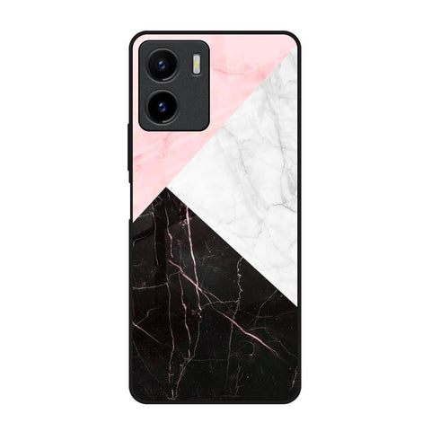 Marble Collage Art Glossy Case For Vivo Y15s