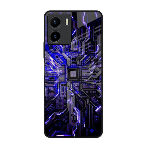 Techno Color Pattern Glossy Case For Vivo Y15s