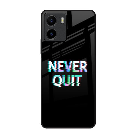 Never Quit Glossy Case For Vivo Y15s