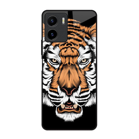 Angry Tiger Glossy Case For Vivo Y15s