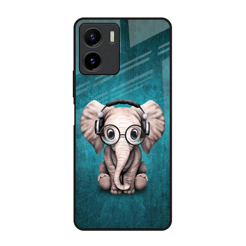 Adorable Baby Elephant Glossy Case For Vivo Y15s