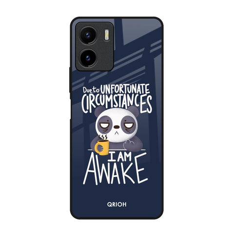 Struggling Panda Glossy Case for Vivo Y15s