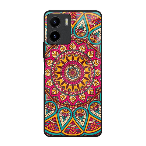 Elegant Mandala Glossy Case for Vivo Y15s