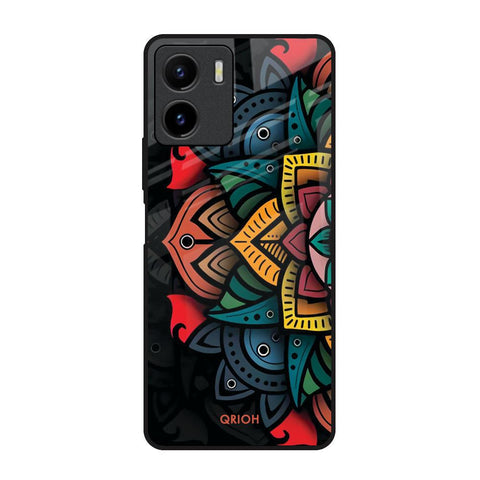 Retro Gorgeous Flower Glossy Case for Vivo Y15s