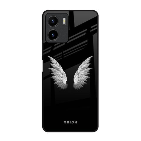White Angel Wings Glossy Case for Vivo Y15s