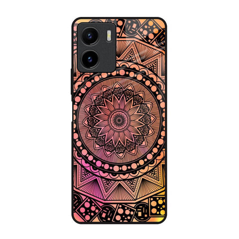 Floral Mandala Glossy Case for Vivo Y15s