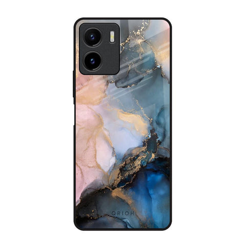 Marble Ink Abstract Glossy Case for Vivo Y15s