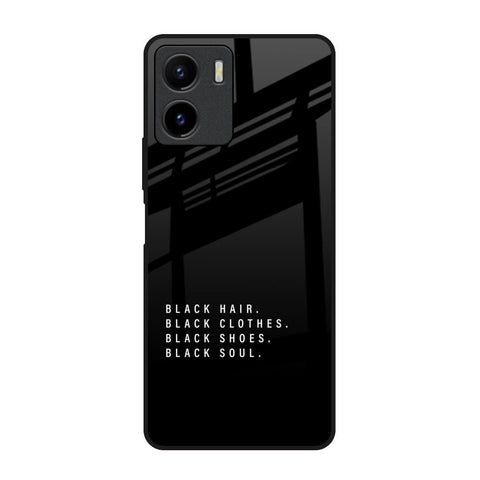 Black Soul Glossy Case for Vivo Y15s