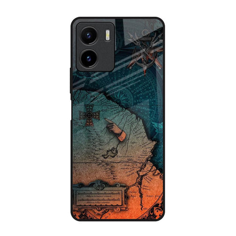 Geographical Map Glossy Case for Vivo Y15s