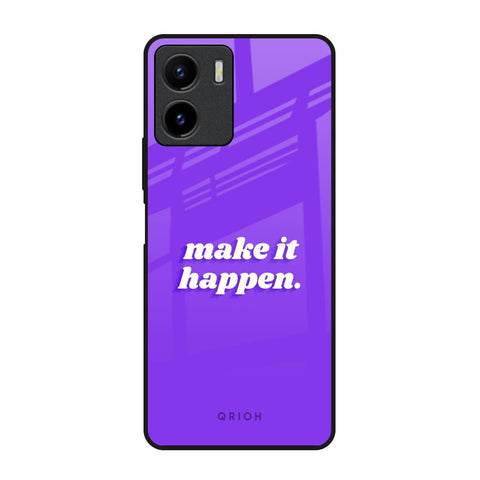 Make it Happen Glossy Case for Vivo Y15s