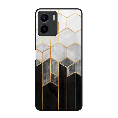 Tricolor Pattern Glossy Case for Vivo Y15s