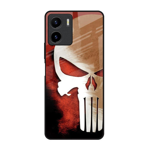 Red Skull Glossy Case for Vivo Y15s