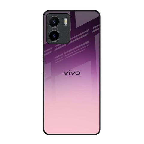 Purple Gradient Glossy case for Vivo Y15s