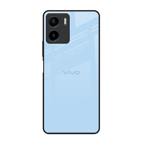 Pastel Sky Blue Glossy Case for Vivo Y15s