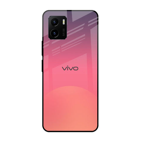 Sunset Orange Glossy Case for Vivo Y15s