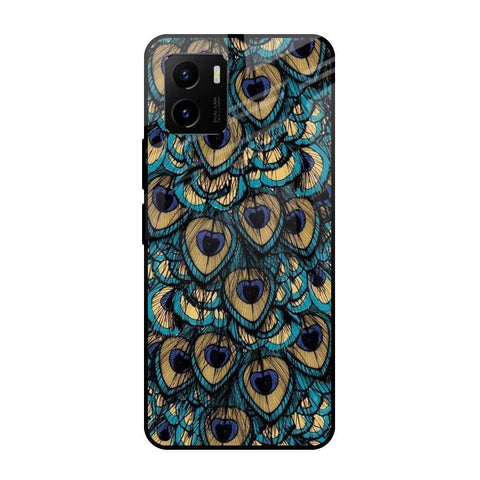 Peacock Feathers Glossy case for Vivo Y15s