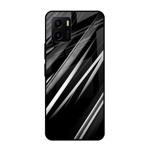 Black & Grey Gradient Glossy Case For Vivo Y15s