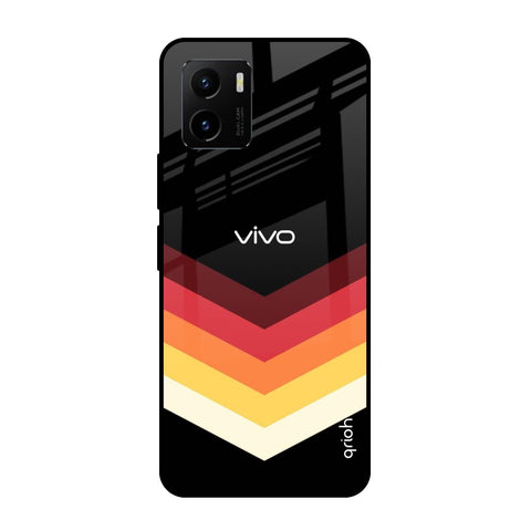 Abstract Arrow Pattern Glossy Case For Vivo Y15s