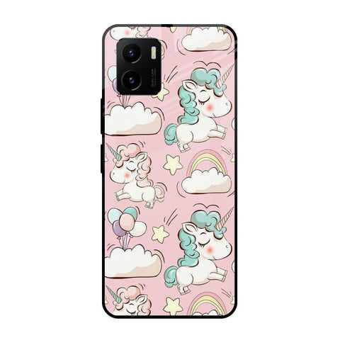 Balloon Unicorn Glossy case for Vivo Y15s