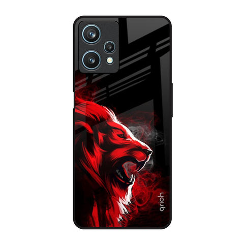 Red Angry Lion Glossy Case for Realme 9 Pro 5G