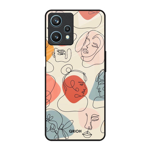 Abstract Faces Glossy Case for Realme 9 Pro 5G