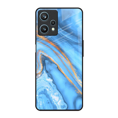 Vibrant Blue Marble Glossy Case for Realme 9 Pro 5G