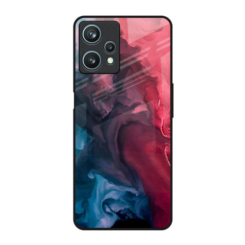 Blue & Red Smoke Glossy Case for Realme 9 Pro 5G